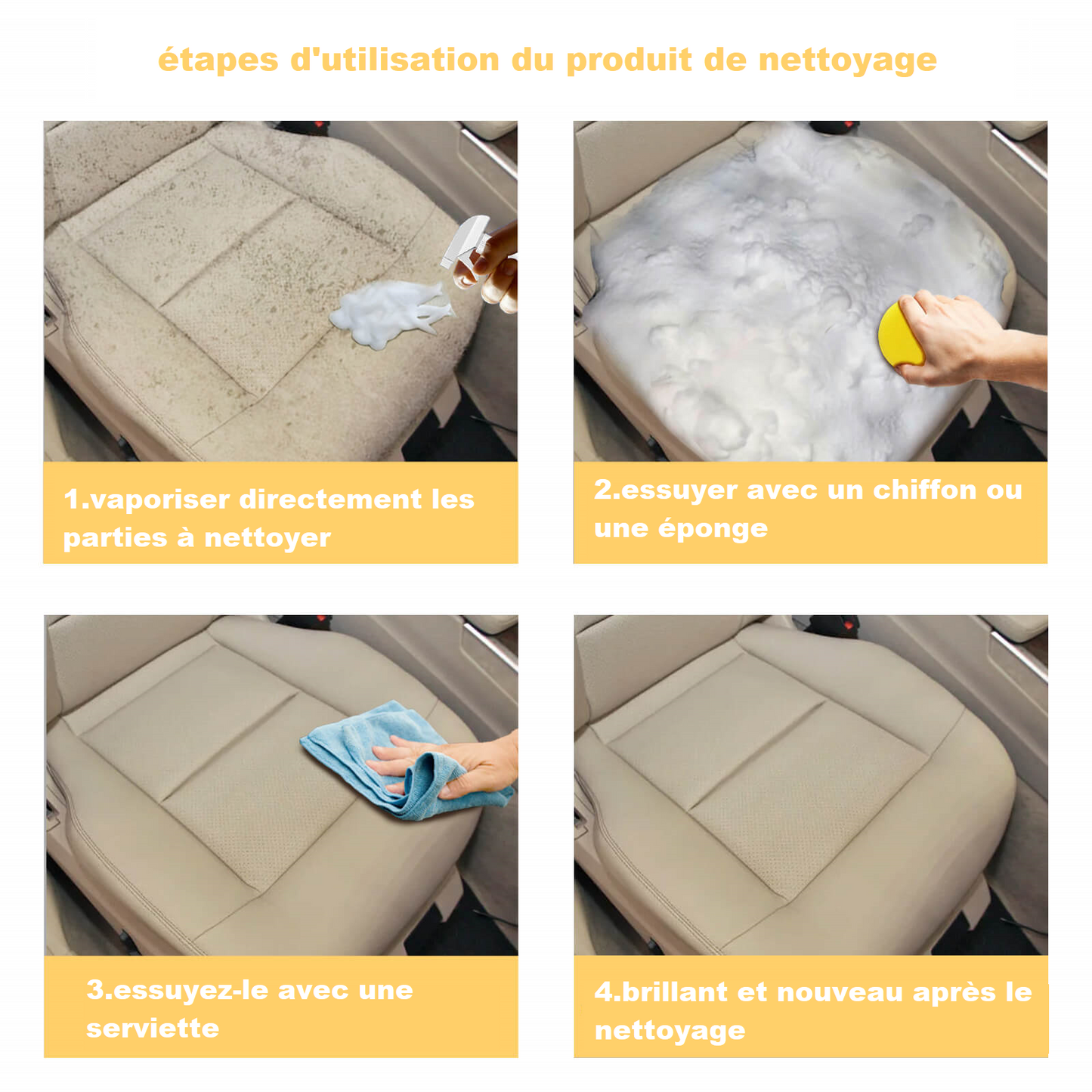 Mousse nettoyante multifonctionnelle