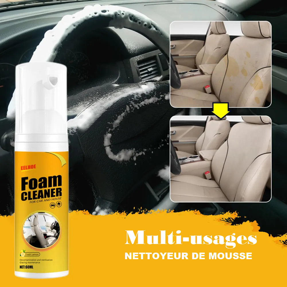 Mousse nettoyante multifonctionnelle